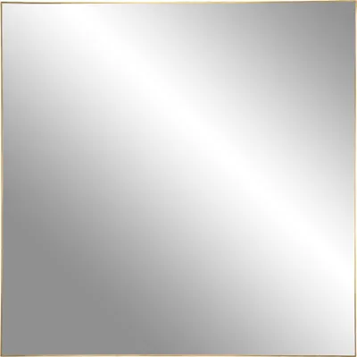 Produktbild von Spiegel >Jersey< in Messing, Stahl, Glas - 60x0,5x60cm (BxHxT)
