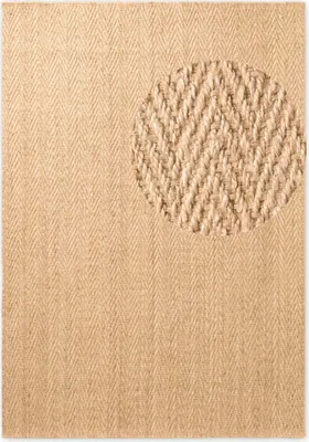 Produktbild von Villeroy & Boch 1851 Jute Teppich Mirabelle Natur Gold