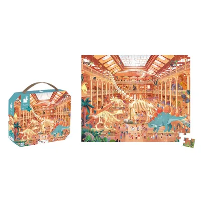 Produktbild von JANOD Puzzle in einem Koffer Im Museum 100 Teile