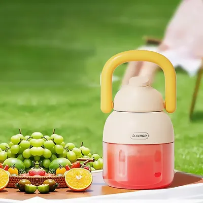 Produktbild von Entsafter elektrische Saftpresse zum Mitnehmen Reise-Entsafter handlicher Saftbecher tragbarer Saftbecher 2000ML /XSTSZZB/