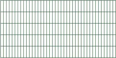 Immagine prodotto di Alberts 642822 Staccionata doppia, plastificata, verde, altezza 80 cm