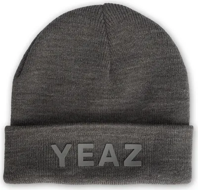 Produktbild von Sportliche Beanie Mütze Hellgrau, atmungsaktiv, doppellagig, 28x22x2cm