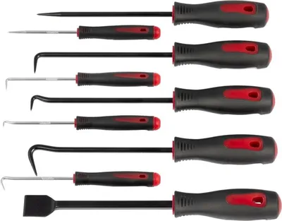 Immagine prodotto di Set pezzi raschietti e ganci per guarnizioni scalpelli e uncini, rimozione paraolio cacciavite paraolio universale ago & hook-scraper set gancio guarnizione smontaggio montaggio ganci strumento