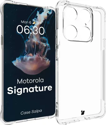 Produktbild von Flexible Handyhülle für Motorola Signature, Bizon Case Salpa, Transparent
