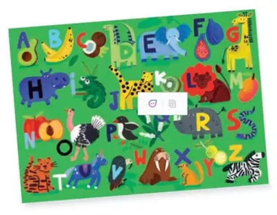 Immagine prodotto di Educa Max Puzzle Alfabeto Natura 28 pezzi Multicolore Bambini Multicolore Taglia unica