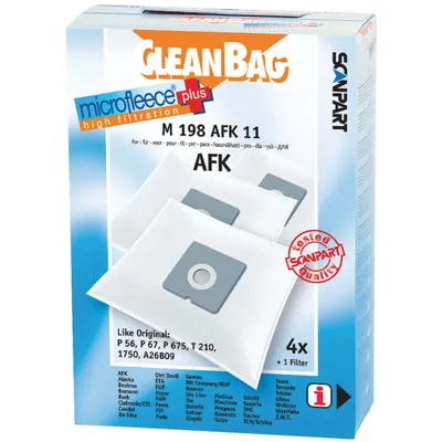 Obrázek produktu pro CLEANBAG Microfleece+ Dustbag AFK/Bestron/atd. 4+1