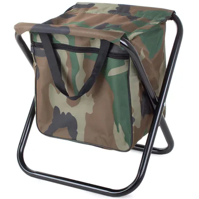 Immagine prodotto di Verk 01663_M Sedia pieghevole da campeggio con borsa mimetica