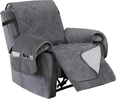 Produktbild von （Grau）Liegeschutzbezug, Schonbezug für Liegestuhl, Liegestuhlbezug für Haustiere, Stuhlbezug für Haustiere, waschbarer Sofa-/Stuhlbezug für Haustiere