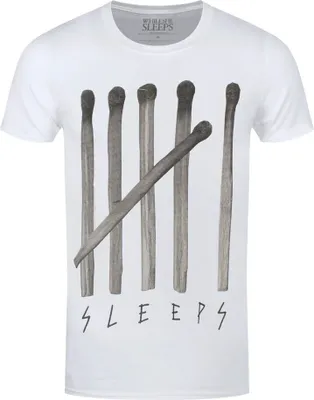 Obrázek produktu pro While She Sleeps - Tričko pro muže/dámy Uni RO7398 (M) (Bílá)