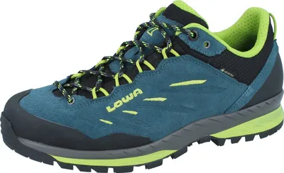 Produktbild von LOWA Delago GTX Herren Trekkingschuhe blau gelb - Größe: UK 10