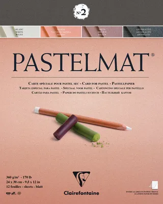Zdjęcie produktu dla Clairefontaine 3329680960075, Papier artystyczny, 360 g/m², 12 ark.