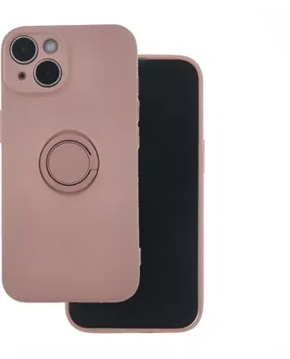 Productafbeelding van Beschermhoes met ring en camerabescherming, compatibel met iPhone 16 Pro Max, kleur: roze
