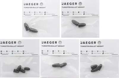 Produktbild von Jaeger Fishing Sapphire Pumpkin Tungsten Bullet Weight - Gewichte, Gewicht / Inhalt:5.3g / 4 Stück