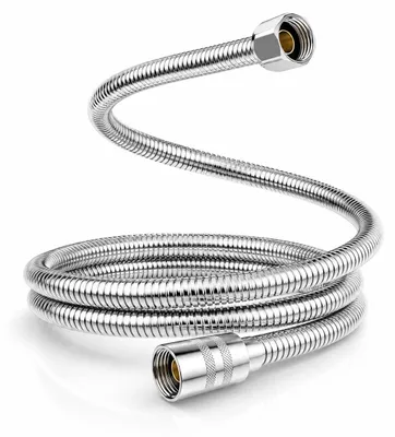 Produktbild von Brauseschlauch Duschschlauch Wanne Dusche Schlauch Bidet 2m 1/2" Edelstahl Qivee