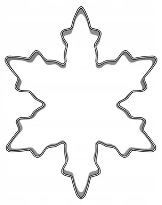 Produktbild von EkoForemki Ausstecher Schneeflocke Groß für Kekse und Lebkuchen