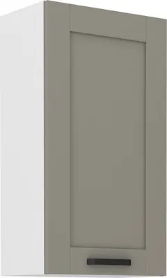 Immagine prodotto di Armadietto superiore alto LAILI - larghezza 50 cm, grigio chiaro / bianco