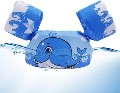 Produktbild von Famanu Kinder-Schwimmweste - Verstellbare Armflügel - Sicheres Schwimmen - Walvis