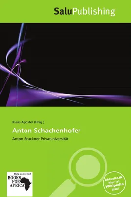Produktbild von Anton Schachenhofer