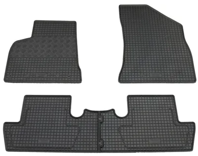 Gummifußmatten Set 4-teilig für Peugeot 5008 (2010-), schwarz