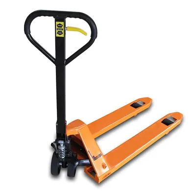 Produktbild von qteck Hubwagen 2000 kg Handhubwagen Tragkraft 2t Palettenwagen 1150 mm Stahl PolyurethanRollen