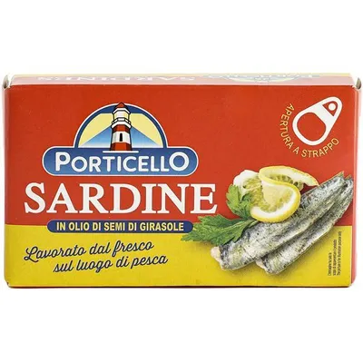 Immagine prodotto di Sardine sott'olio di girasole, 125 g