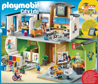 Produktbild von PLAYMOBIL City Life 9453 Große Schule mit Einrichtung