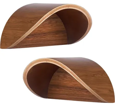 Produktbild von Wand Hutständer Holz 2 Stück, eleganter Huthalter für Baseballkappen und Cowboyhüte, platzsparender Garderobenhalter für Zuhause