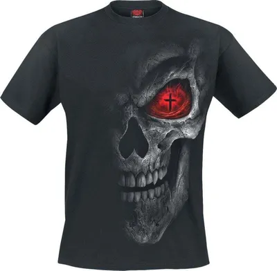 Produktbild von Spiral T-Shirt Herren Death Stare schwarz XXL