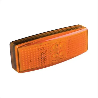 Zdjęcie produktu dla Lampa obrysowa boczna 12/24V żółta 110x40mm LED