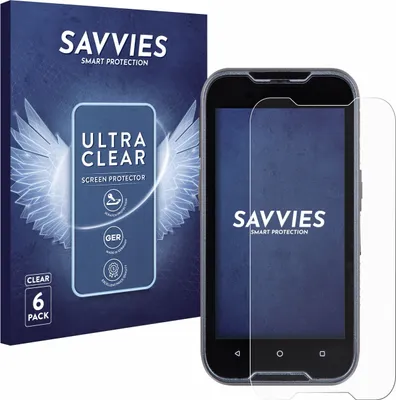 Produktbild von 6x Für Datalogic Memor 11 Schutzfolie Savvies Displayschutz Display Schutz Folie Klar Transparent