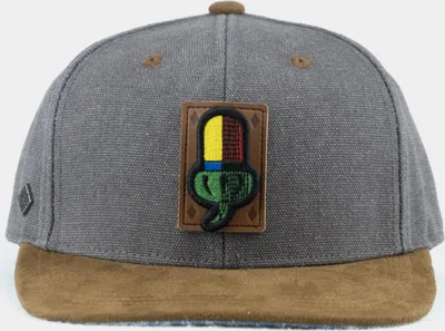 Produktbild von Bavarian Caps "Schafkopf Transformer" Snapback Baseball-Cap, grau, Gr. Einheitsgröße