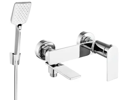 Zdjęcie produktu dla Mexen Zero R62 bateria wannowa z zestawem prysznicowym, chrom - 7113R62-00