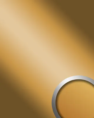 Produktbild von WallFace 25078 Gold Wandverkleidung mit Spiegel-Optik spiegelnd gold 2,6 m2