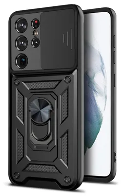 Zdjęcie produktu dla Techsuit CamShield Series etui na Samsung Galaxy S21 Ultra 5G – czarne
