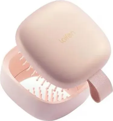 Produktbild von Laifen Mini-Reise-Spiegel-Bürste Rosa 30101-000094