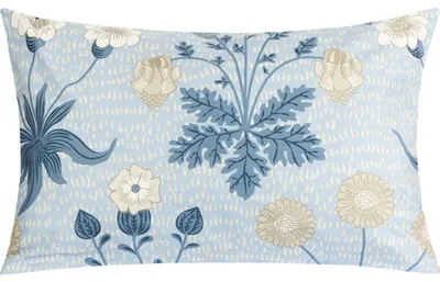 Image de Coussin en coton - 40x40 cm - Bleu