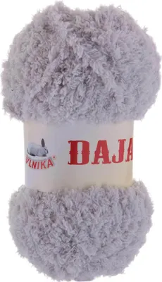 Produktbild von 50g Kuschelgarn Daja Kuschelwolle Chenille-Strickgarn Farbauswahl, Farbe:lichtgrau
