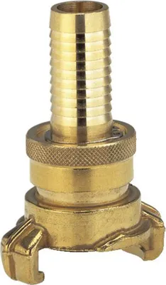 Produktbild von Messing Druckkupplung, für 19mm (3/4?)-Schläuche (mit Schnellkupplung)