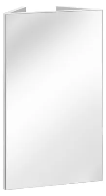 Produktbild von Eckspiegel Spiegel Wandspiegel Badspiegel Eck Möbel Spieglein Weiß 40x12x66cm