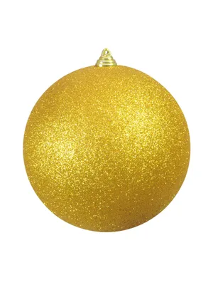 Produktbild von EUROPALMS Dekokugel 20cm, gold, glitzer (83501279)