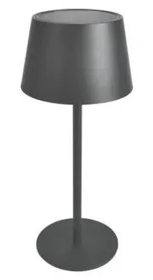 Produktbild von CASAYA LED-Tischleuchte Soelu, ØxH 13 x 30,5 cm, 2,5 W, 280 lm, dimmbar, grau, 997303