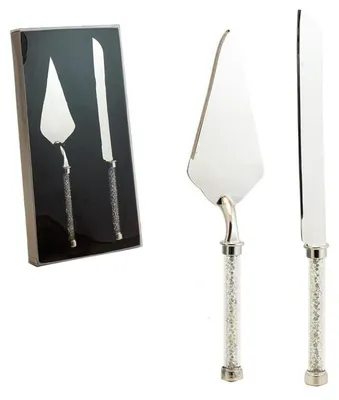 Tortenmesser und -heber Set, 32 cm, Edelstahl