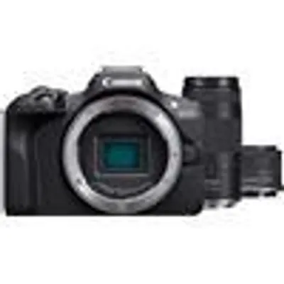 Immagine prodotto di Canon EOS R100 Fotocamera Mirrorless APS-C 24,1MP Kit Doppio Zoom RF-S 18-45mm F4.5-6.3 IS STM + RF 75-300mm F4-5.6 | 4K | Dual Pixel CMOS AF | Wi-Fi