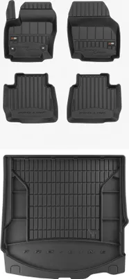 Produktbild von FROGUM Gummimatten Auto Fußmatten + Kofferraummatte für Ford Mondeo IV 2007-2014