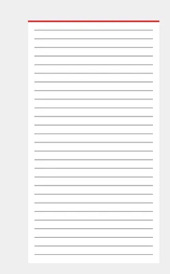 Produktbild von Terminplaner Einlagen A8 MINI NOTIZEN 50 linierte Blätter