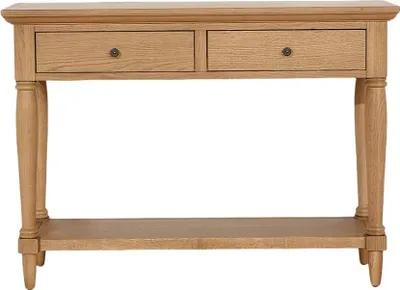 Produktbild von Konsole mit 2 Schubladen im Shabby-Chic-Stil aus Eiche