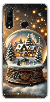 Image de 1001Coques - Coque silicone compatible avec Huawei P30 Lite - Motif globe feerique - Design original imprimé en France
