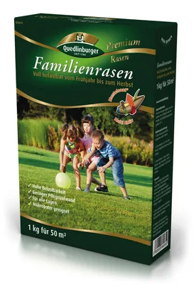 Artikelbild 2 von 'Familienrasen Mantelsaat Premium (1 kg)' aus der Kategorie Rasensamen