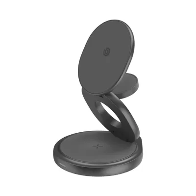 Obrázek produktu pro ENERGEA BAZIC GoMag Gyre bezdrátová nabíječka 3v1, Gunmetal