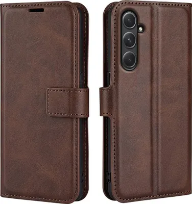 Produktbild von Samsung Galaxy A55 Hülle - Coverup Deluxe Klapphülle - Dunkelbraun